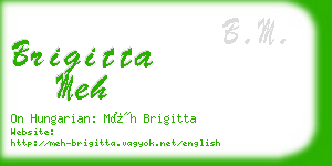 brigitta meh business card